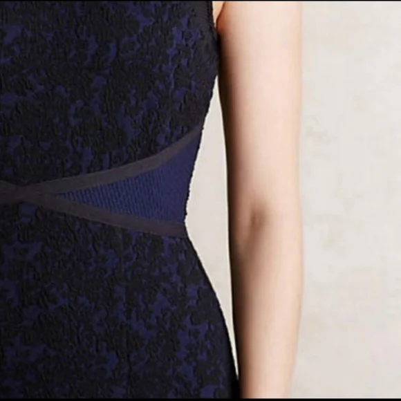 Anthropologie moulinette soeurs Blue Black Lace dress - Picture 15 of 15